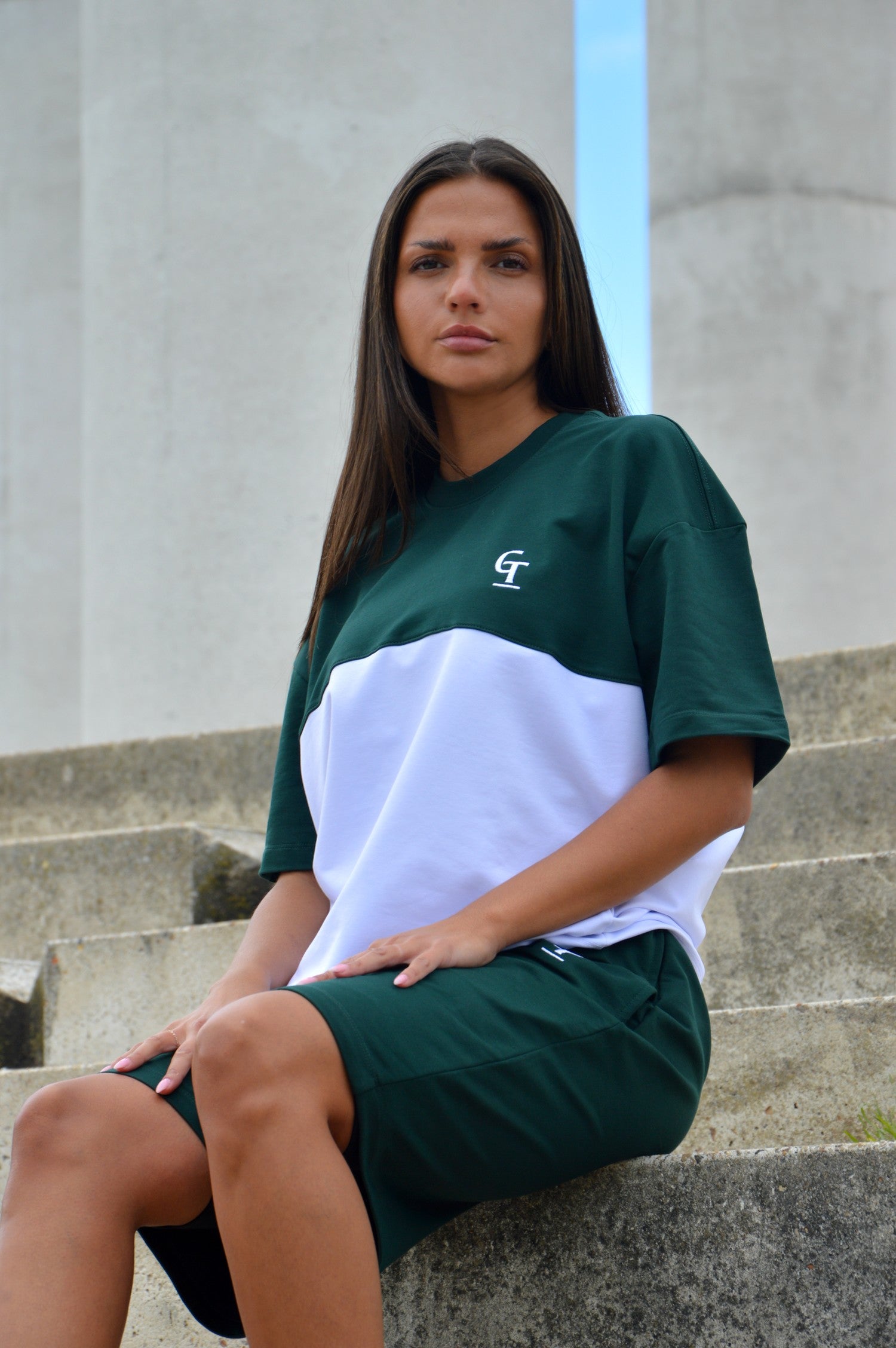 Ensemble T-Shirt & Short Mouvement - Vert - GTENTATION
