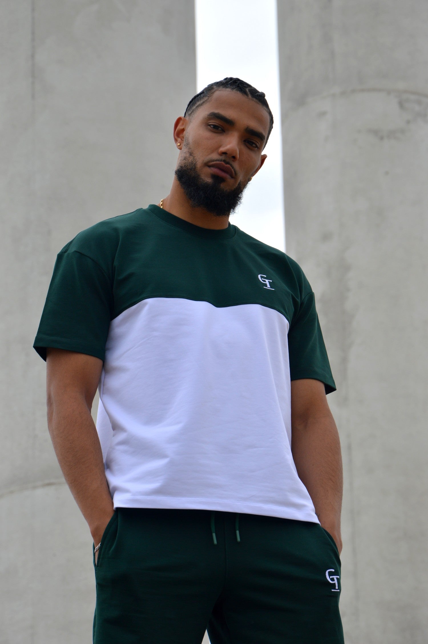 Ensemble T-Shirt & Short Mouvement - Vert - GTENTATION