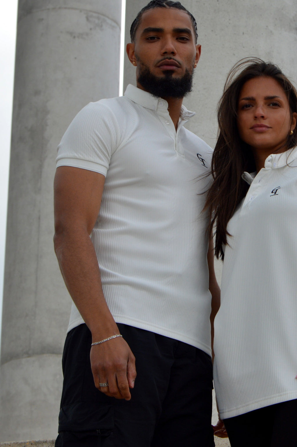 Polo Mouvement - Blanc - GTENTATION