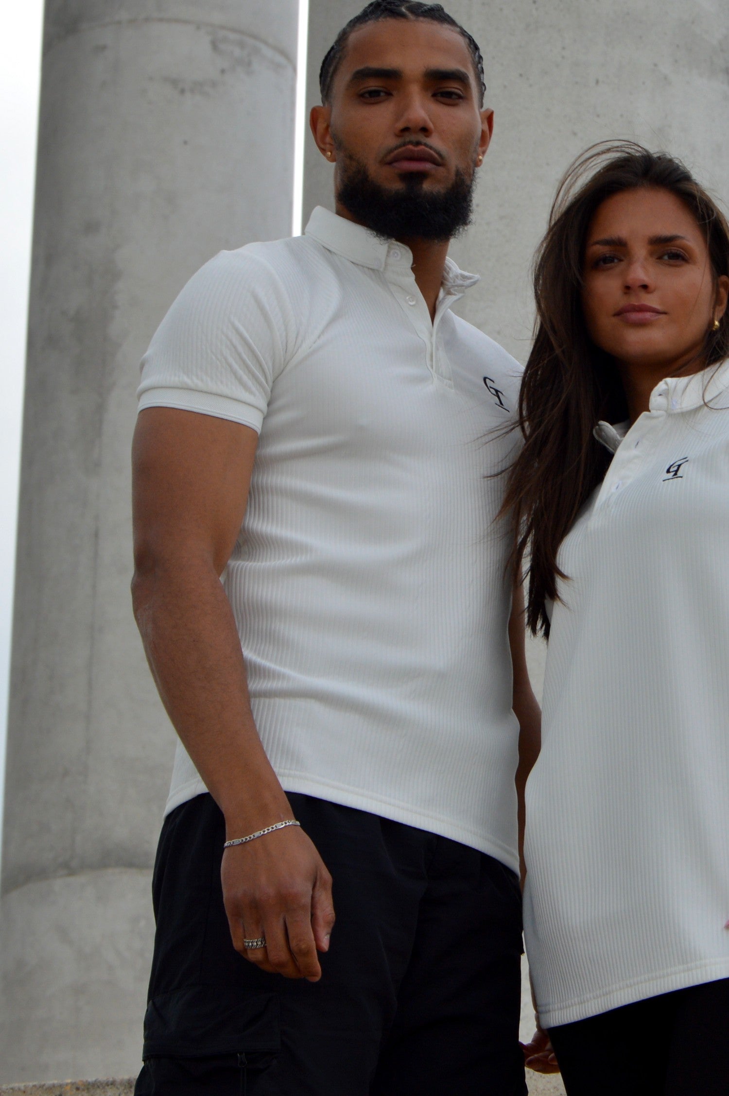 Polo Mouvement - Blanc - GTENTATION