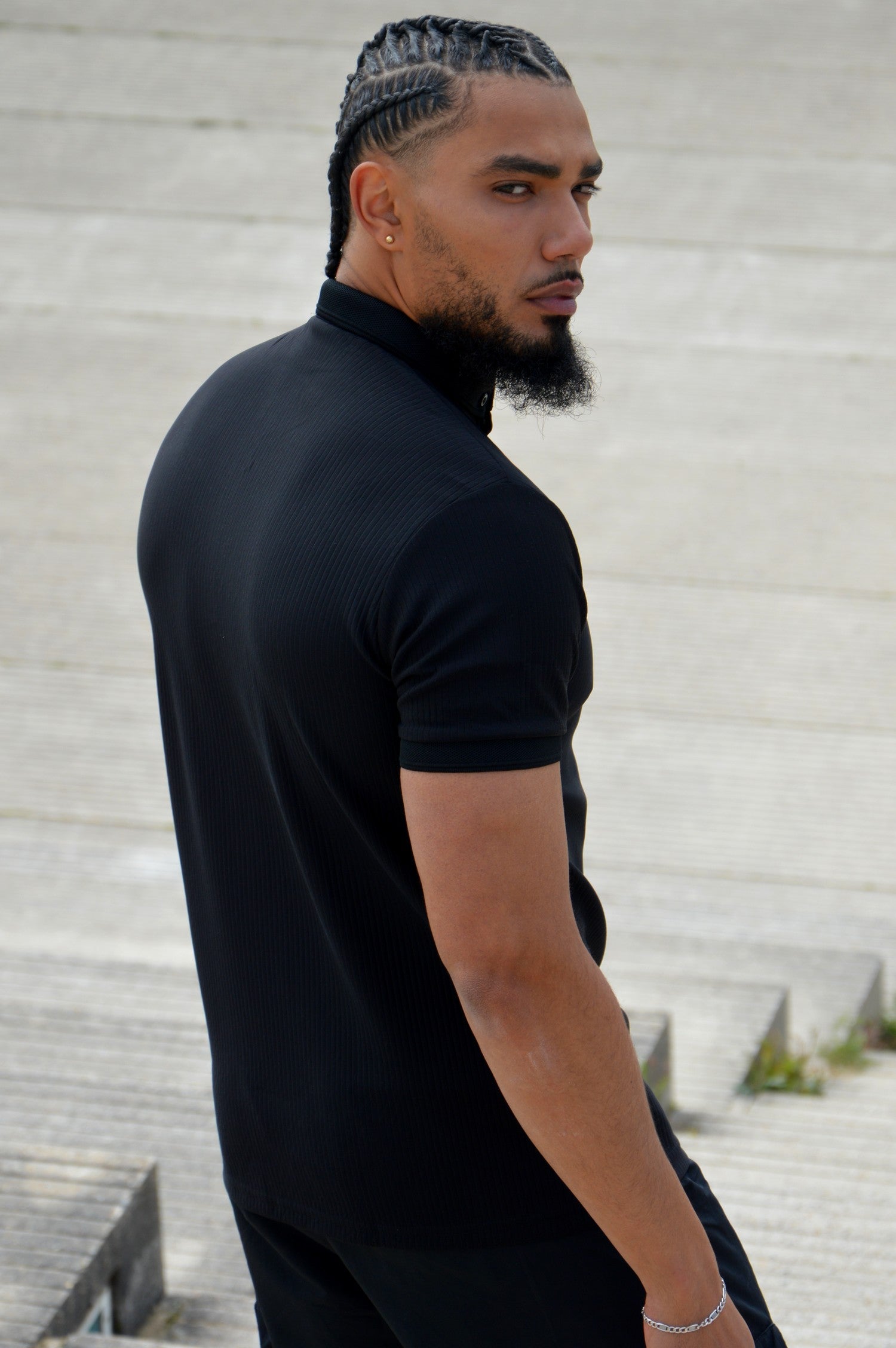 Polo Mouvement - Noir - GTENTATION