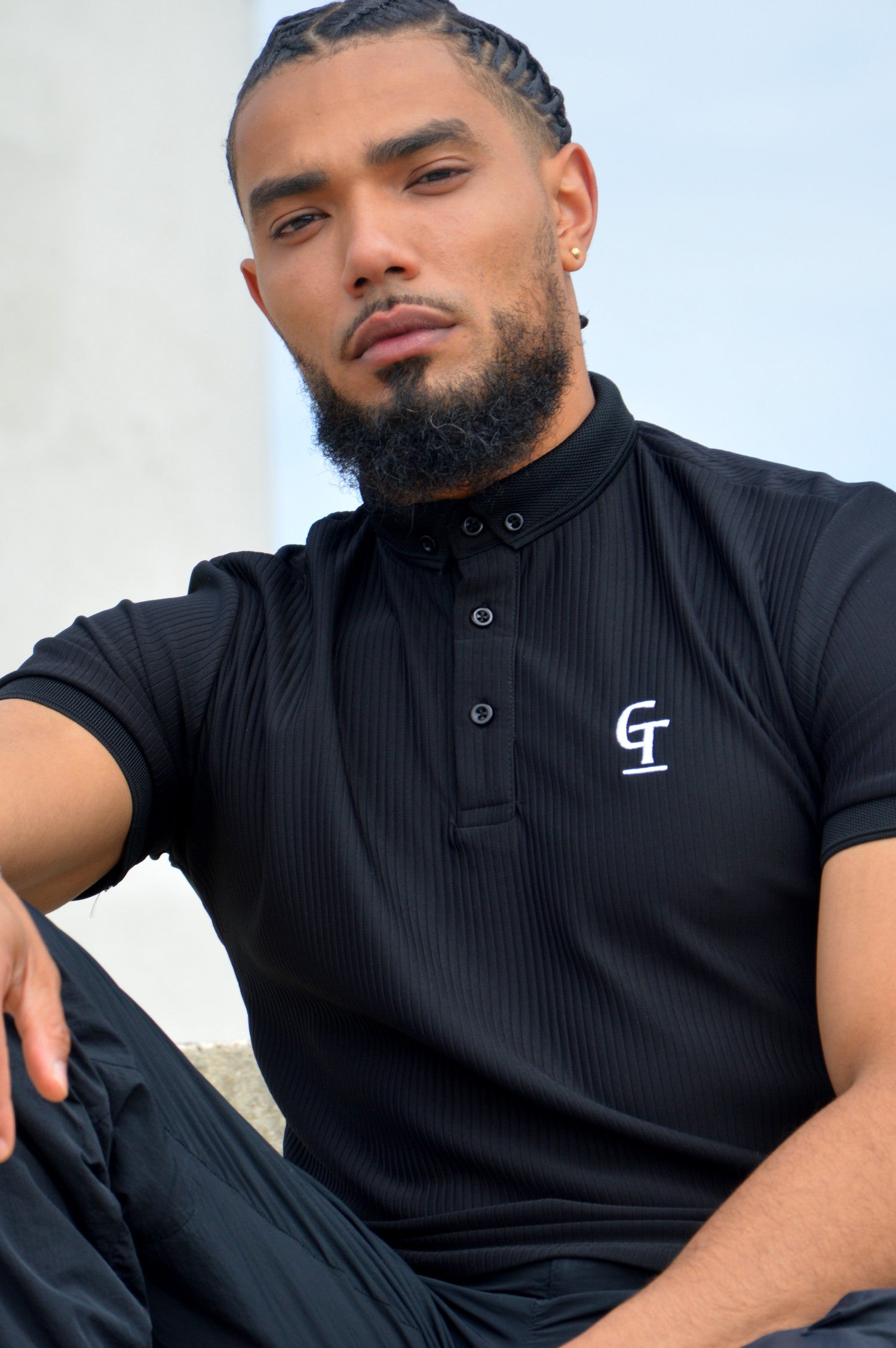 Polo Mouvement - Noir - GTENTATION