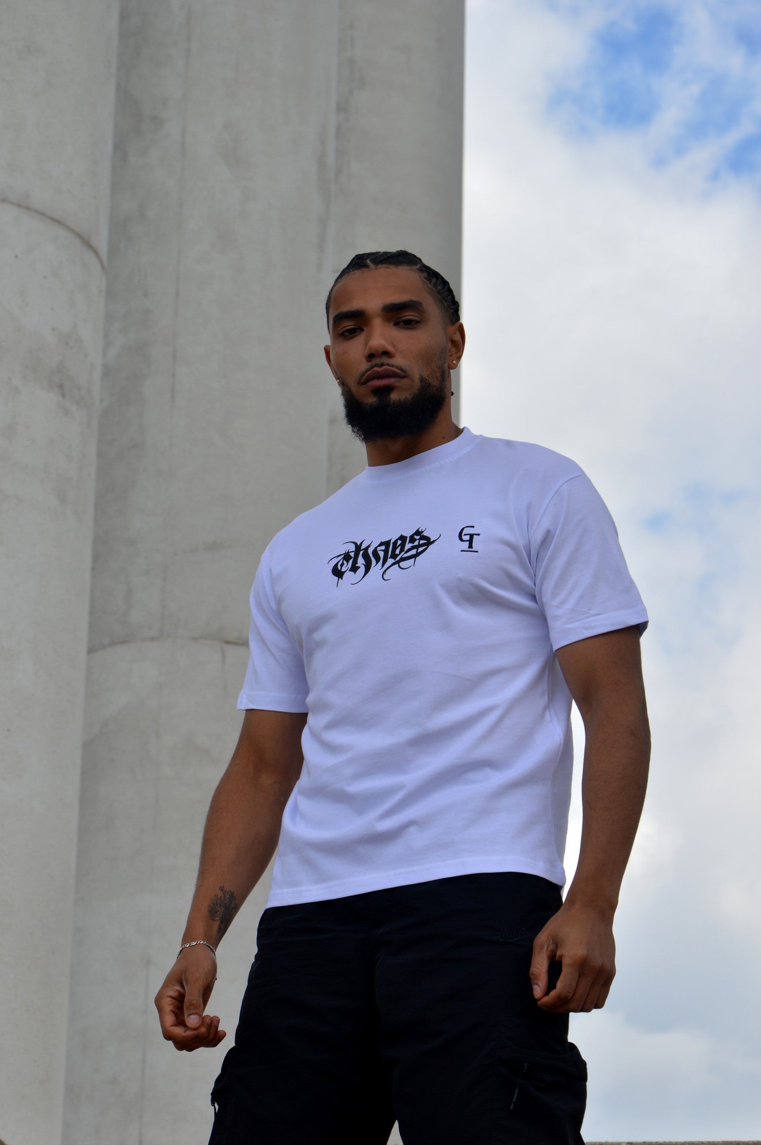 T-Shirt Chaos - Blanc- GTENTATION