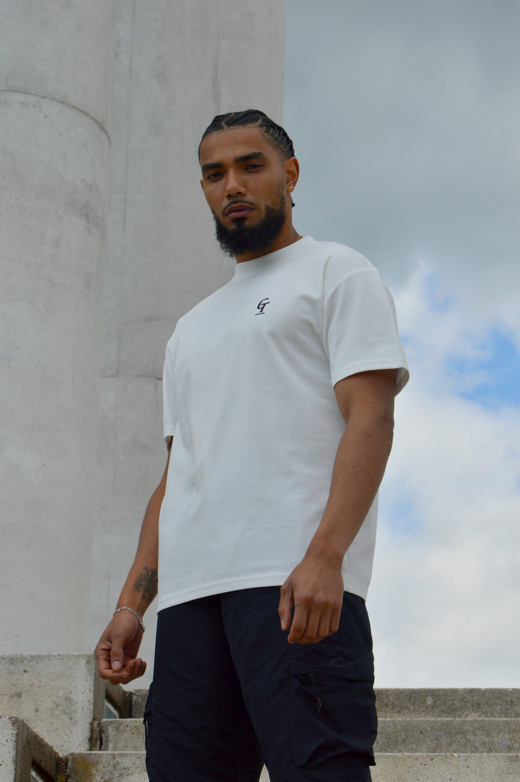 T-Shirt Mouvement - Blanc - GTENTATION