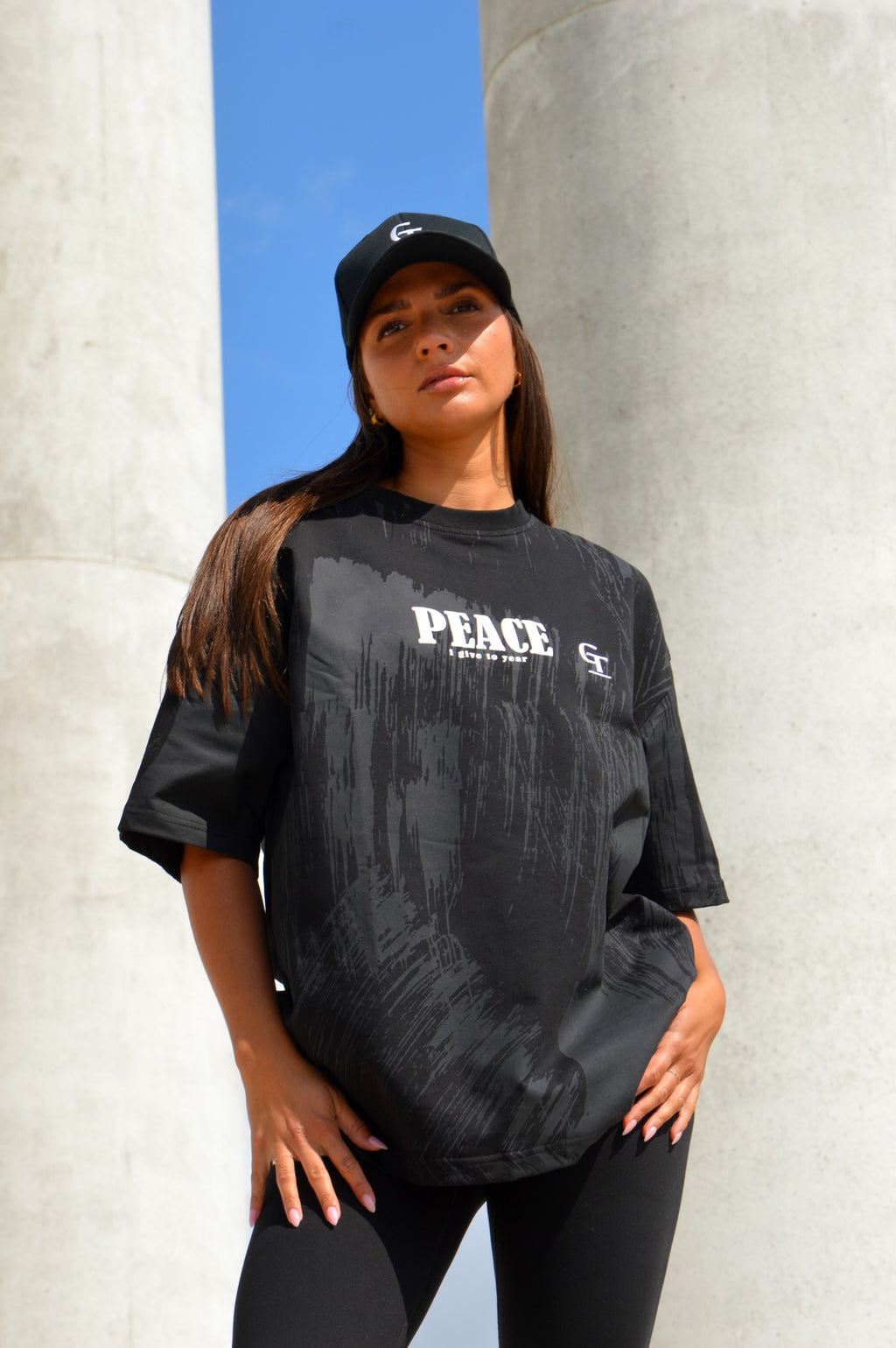T-Shirt Peace - Noir - GTENTATION
