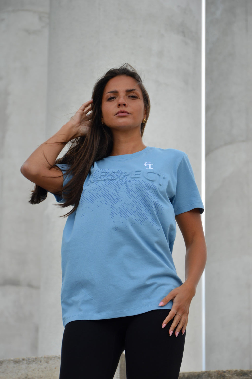 T-Shirt Respect - Bleu - GTENTATION