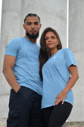 T-Shirt Respect - Bleu - GTENTATION