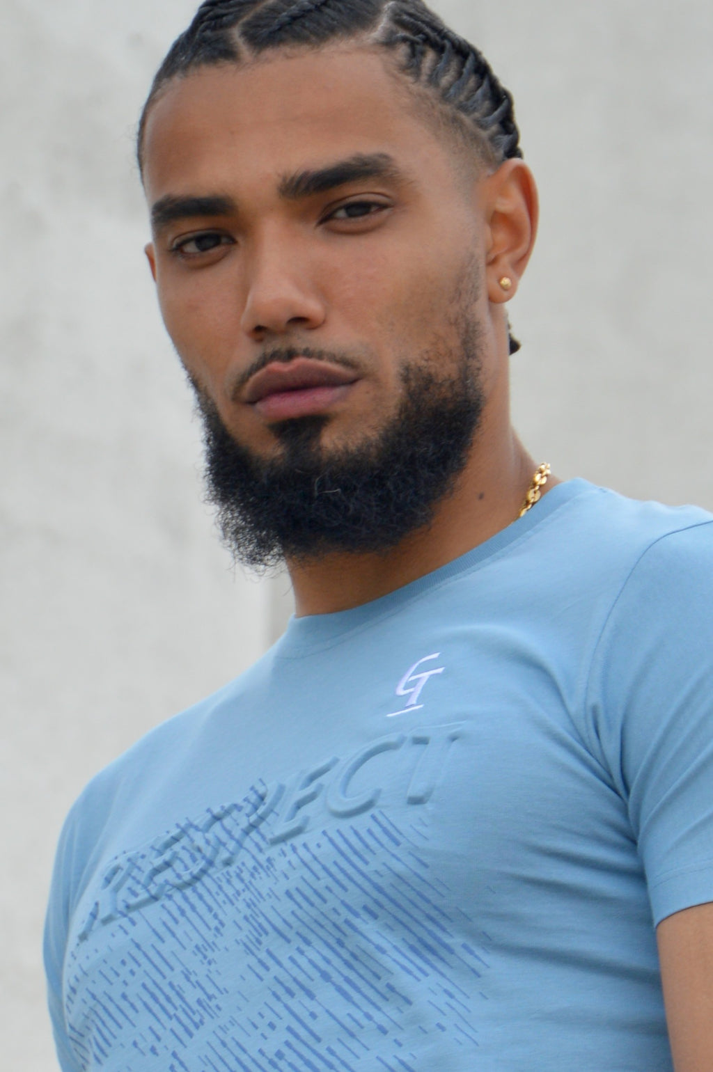 T-Shirt Respect - Bleu - GTENTATION