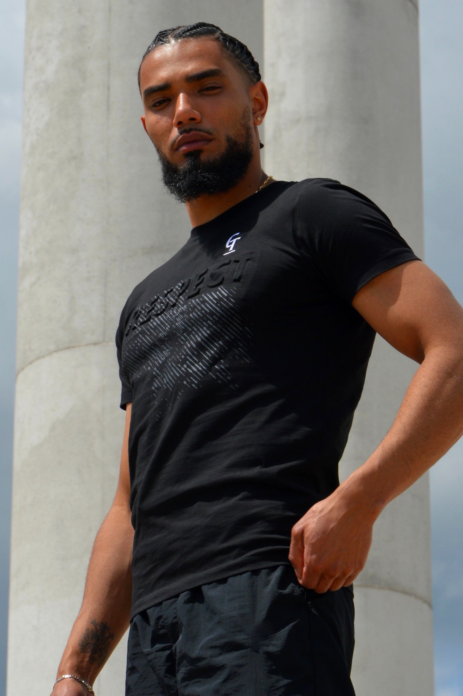 T-Shirt Respect - Noir - GTENTATION